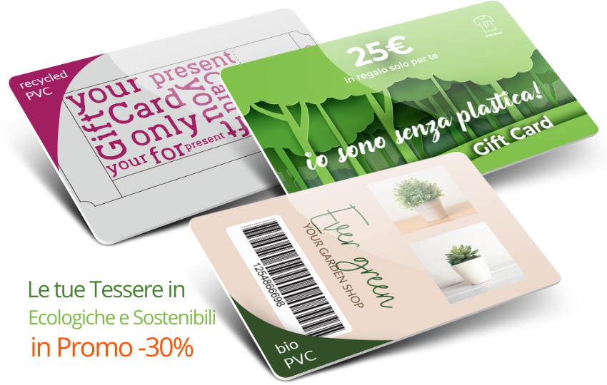 tessere ecologiche e sostenibili
