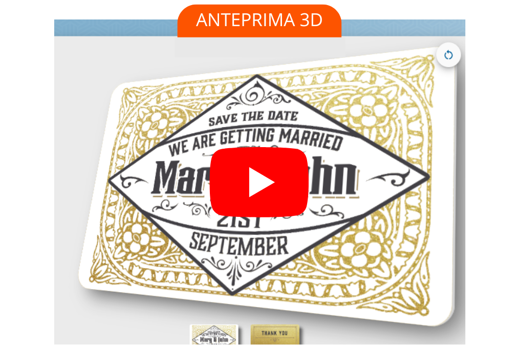 Anteprima 3D delle card RFID